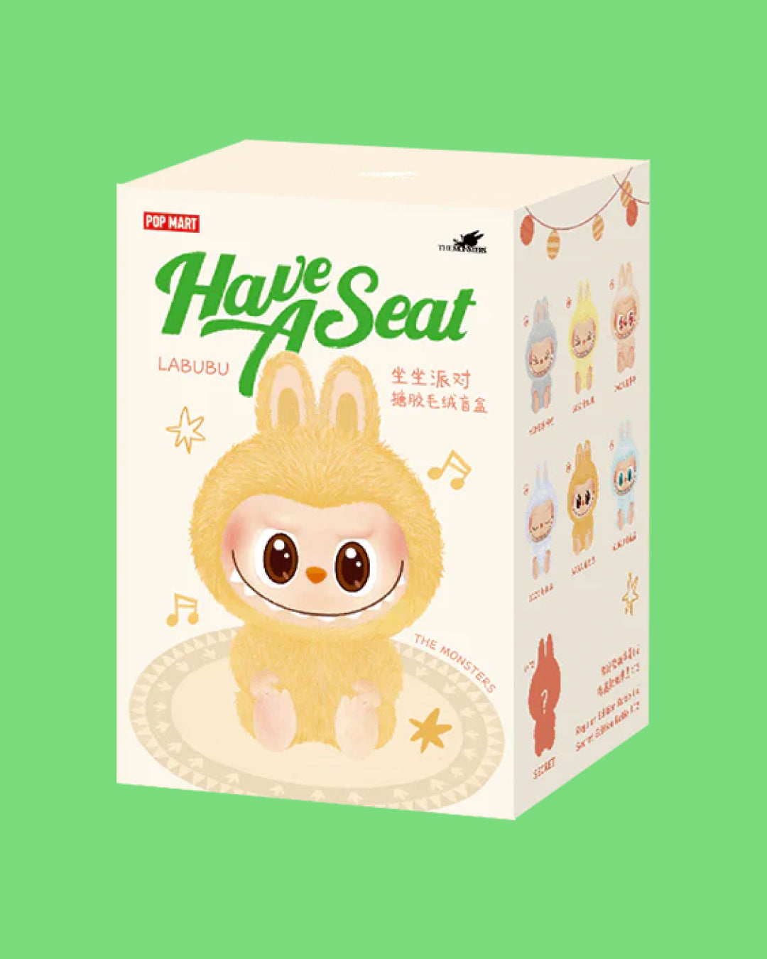 THE MONSTERS - Have a Seat Vinyl Plush Blind Box