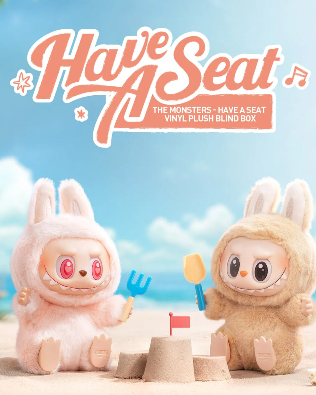 THE MONSTERS - Have a Seat Vinyl Plush Blind Box